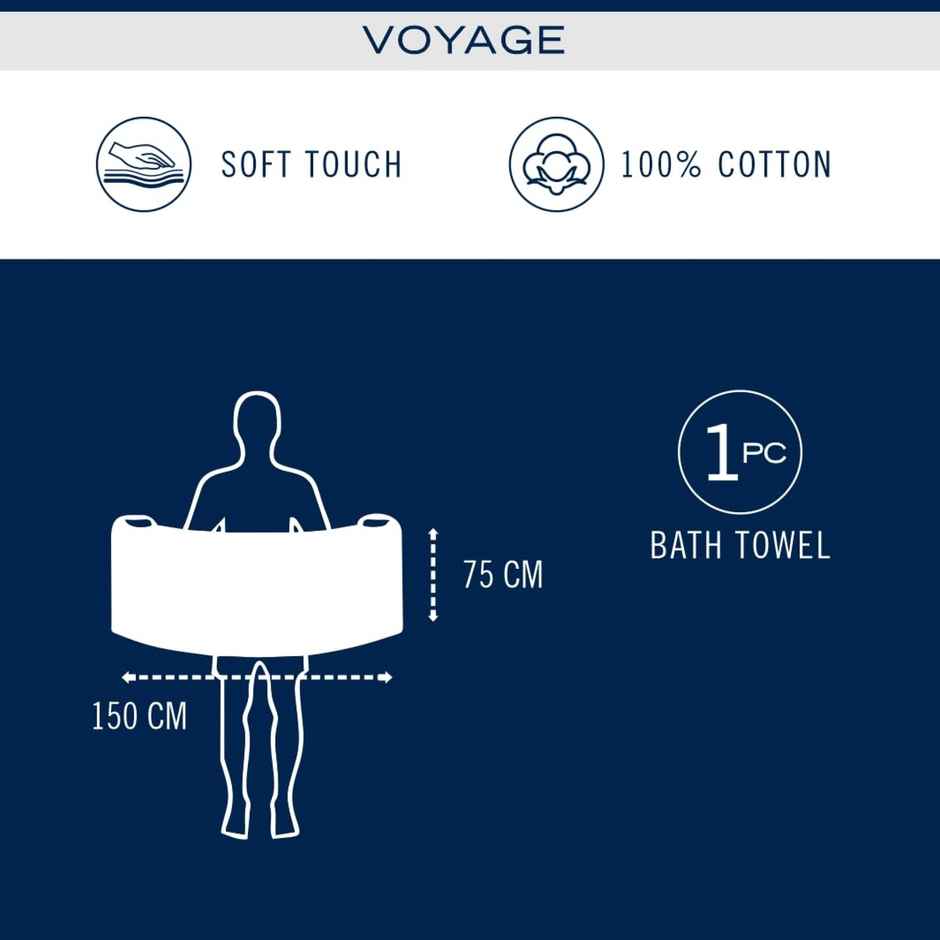 Nautica Designer 100% Cotton Beach & Bath Towel | Bath Towel | Voyage Abstract | Teal, Grey