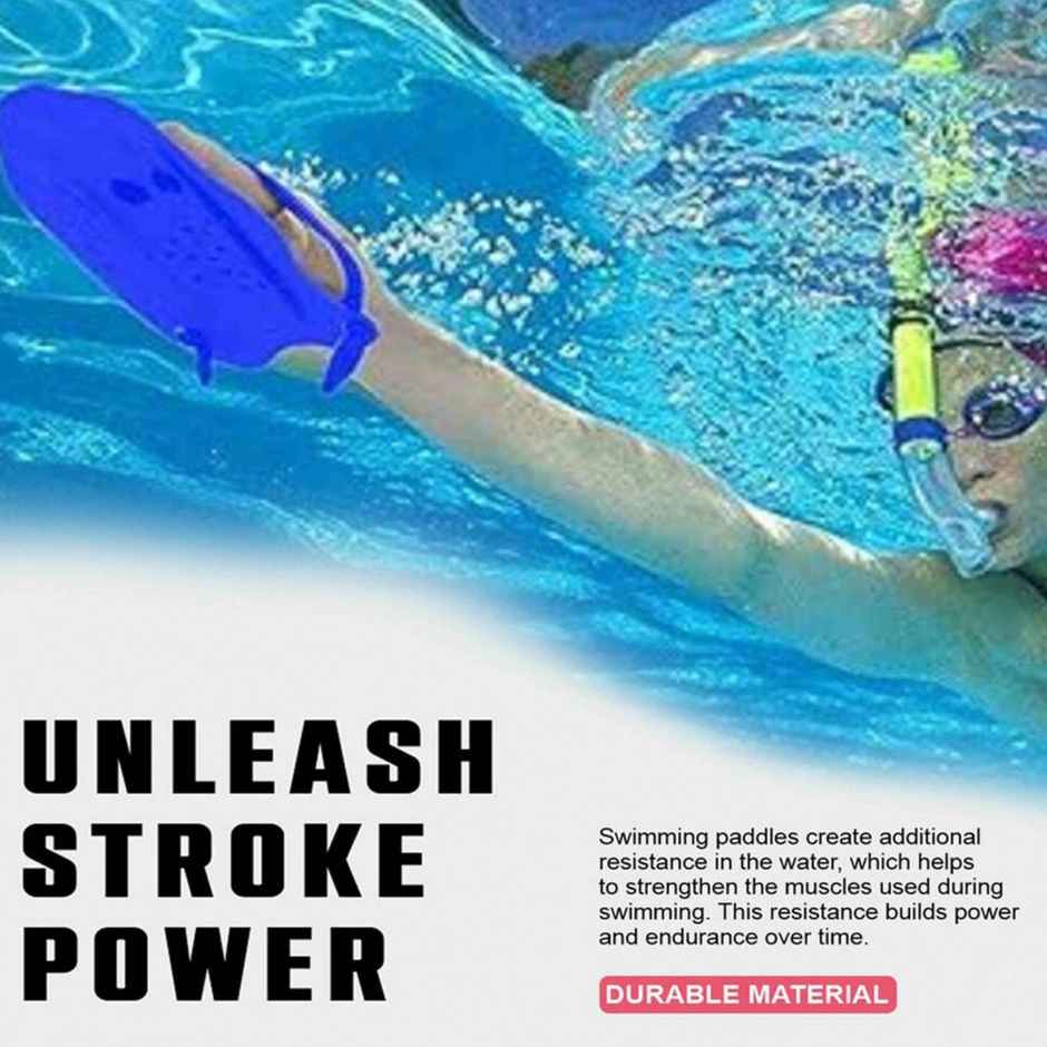 Viva Hp-20 Hand Paddle For Swimming | Blue | Large