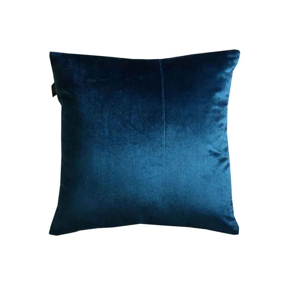 Lushomes Velvet Cushion Covers - Blue | 16 x 16 inch