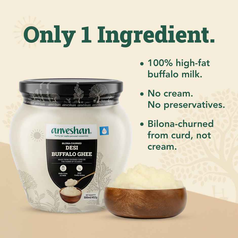 Anveshan Desi Buffalo Ghee