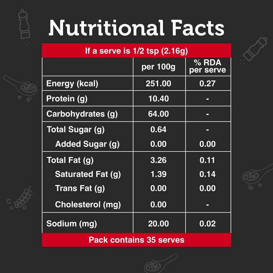 On1y Whole Black Pepper Kali Mirch Sabut