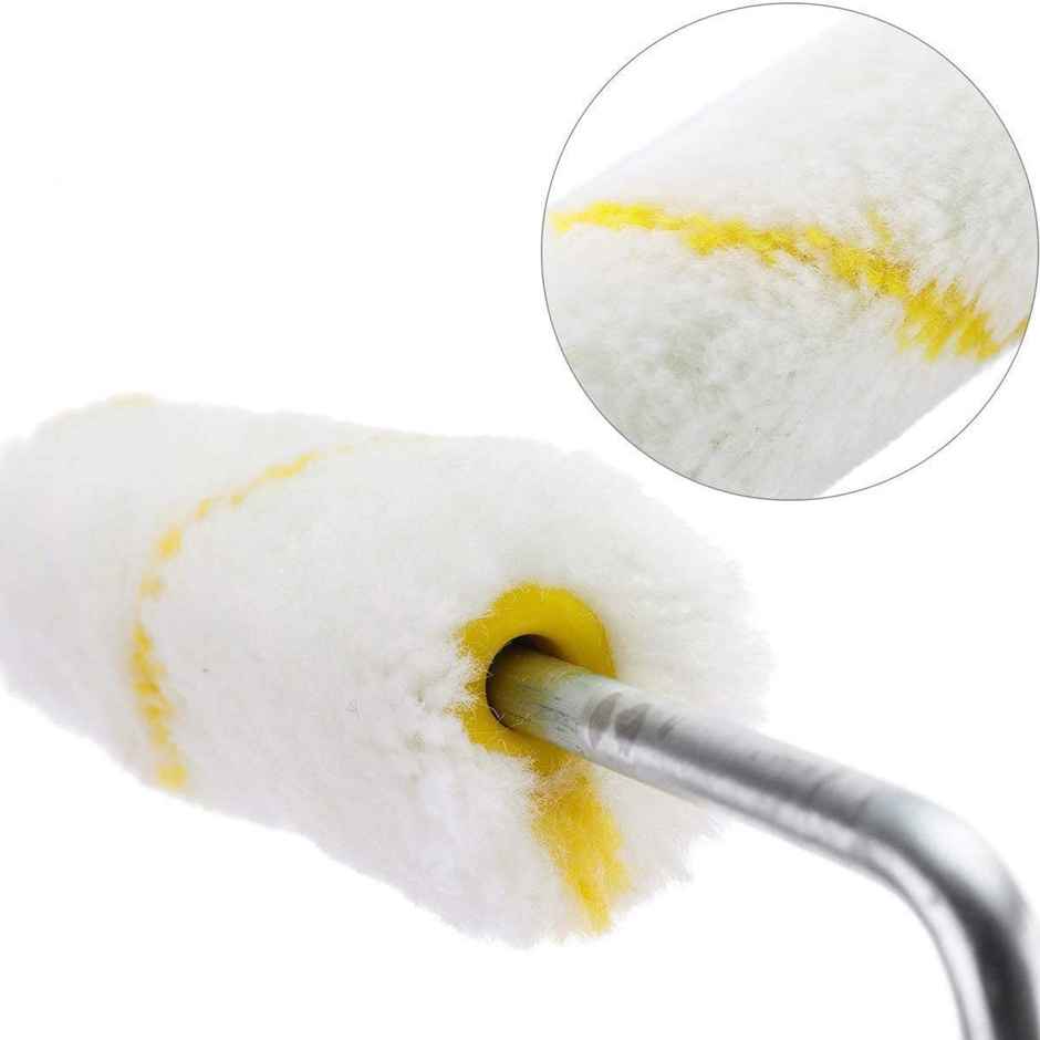 Nippon Paint 4 Inch Yellow Stripe Roller Set (1 Pc) | Ideal for Detailed Painting