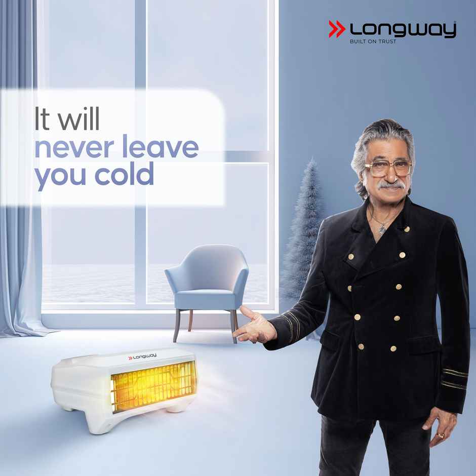 Longway Magma 2000, 1000 W Fan Room Heater With Isi Approved (White)