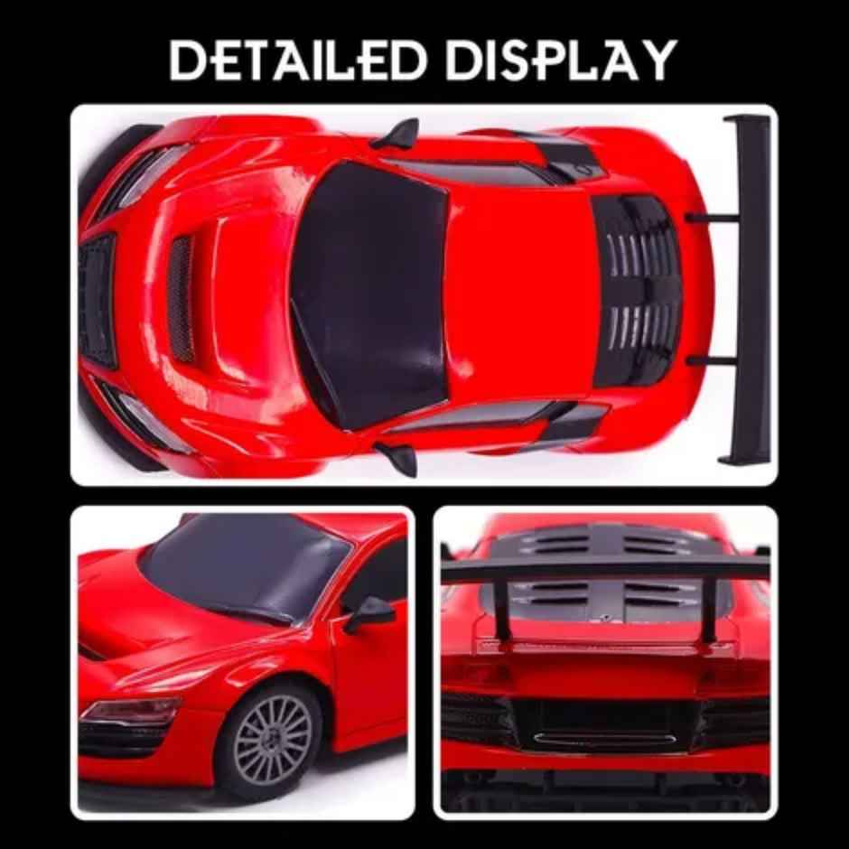 Wembley Rc Car High Speed Mini 1:24 Scale Usb Rechargeable Remote Control Car For Kids - Red