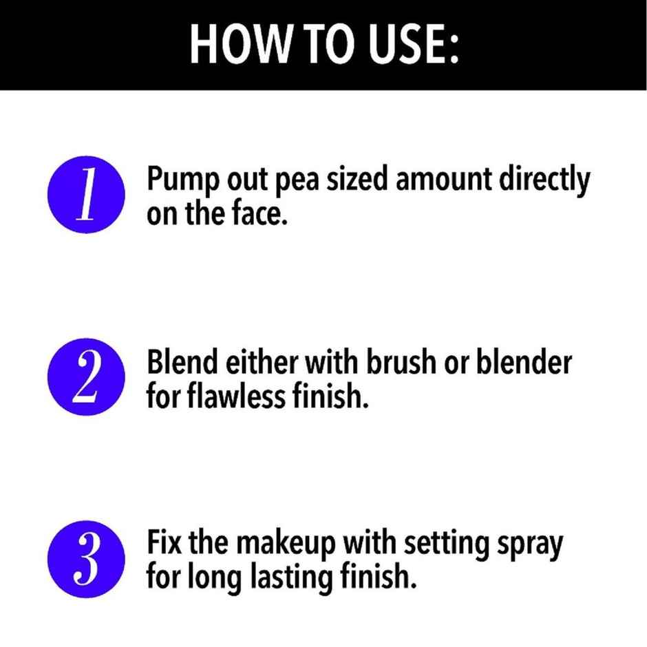 Blue Heaven Hyper Matte Foundation - Honey Tan 302