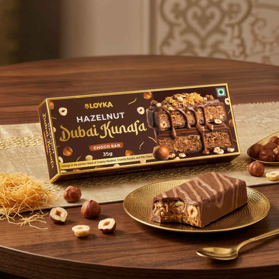 Loyka Hazelnut Dubai Kunafa Choco Bar