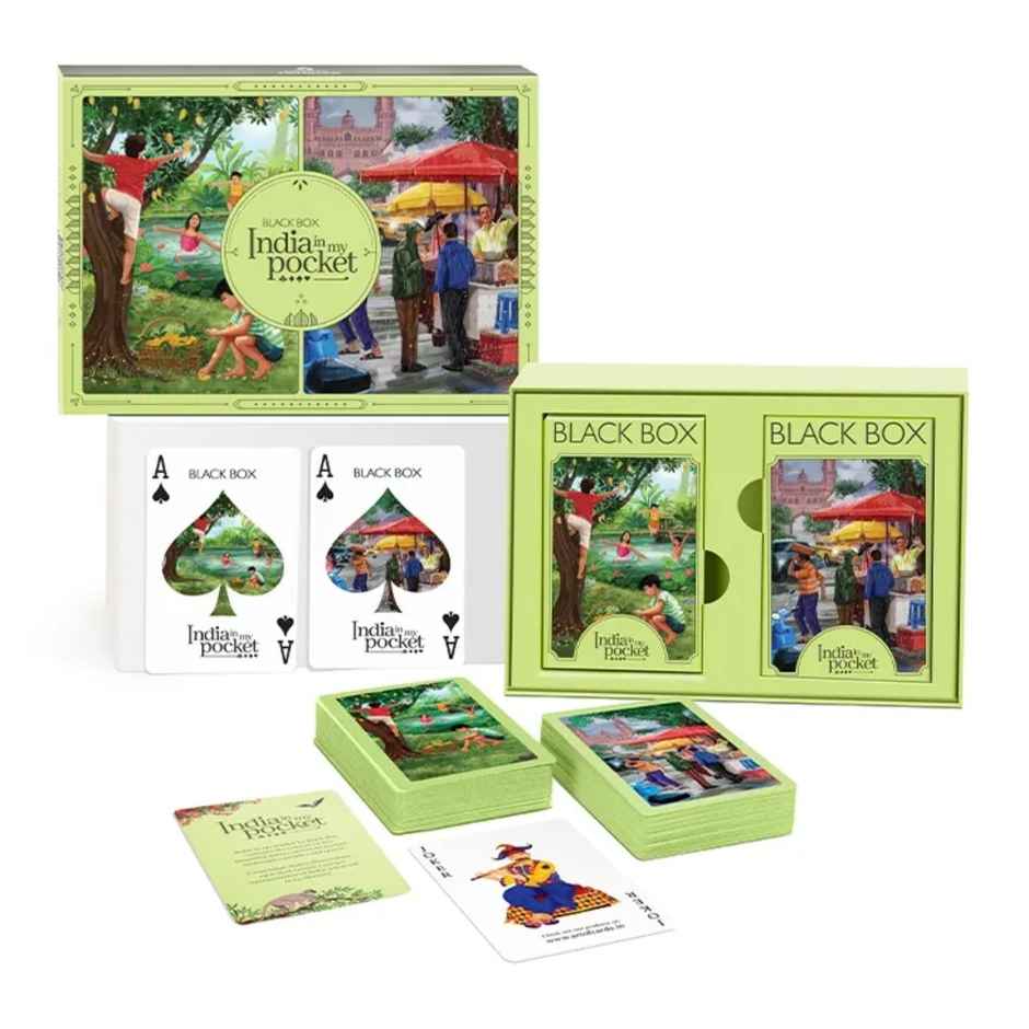Parksons- Black Box India in My Pocket Seasons - Themed Playing Card