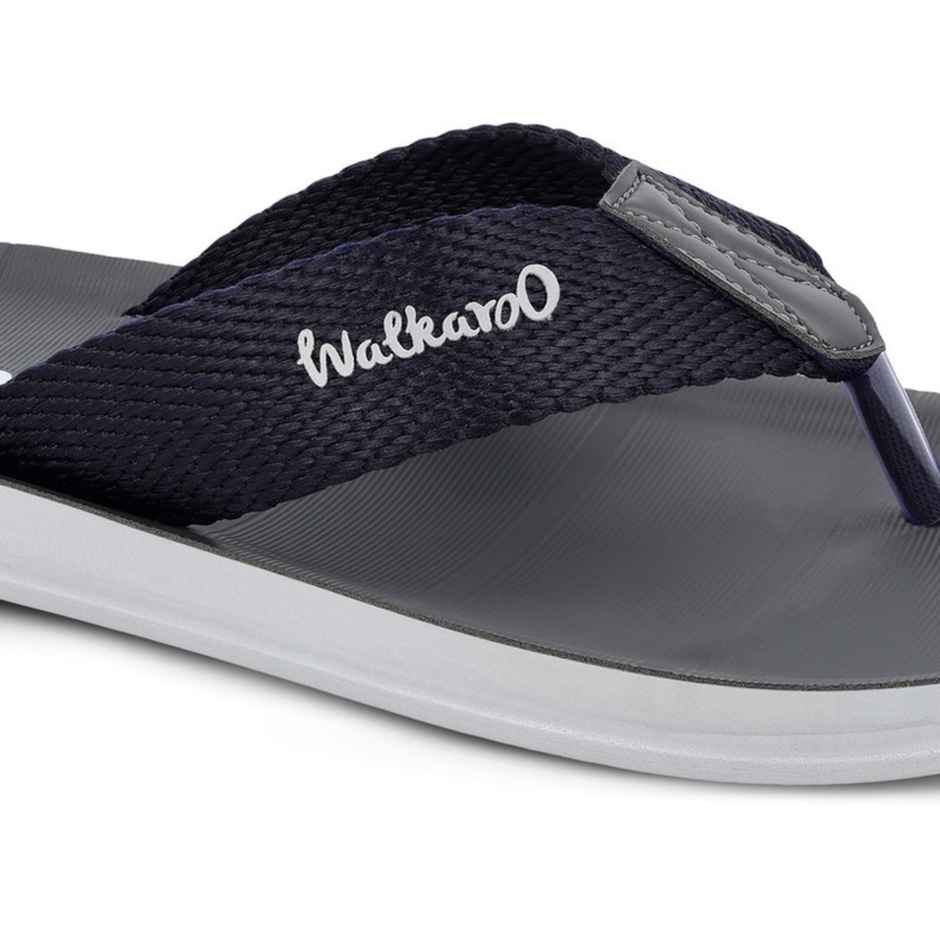 Walkaroo Men's Daily Wear Comfort Sandals - WG5002 Blue | UK8