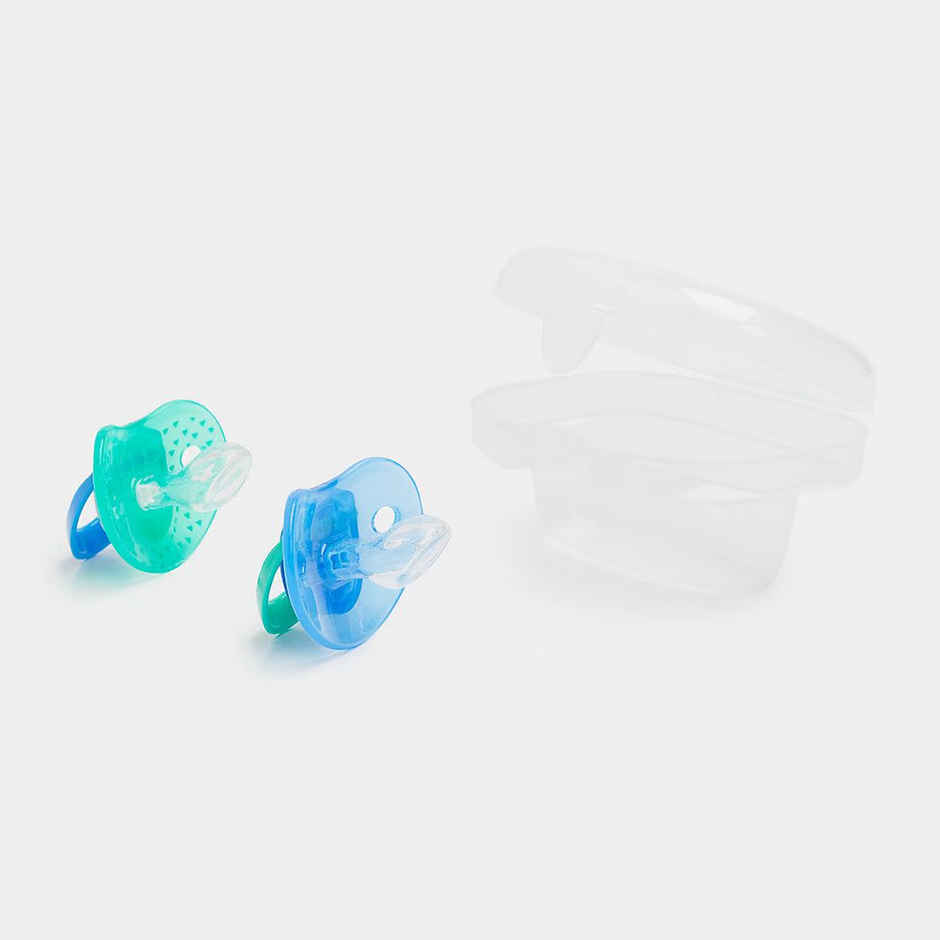 Mothercare Dino Soothers Blue Pack Of 2