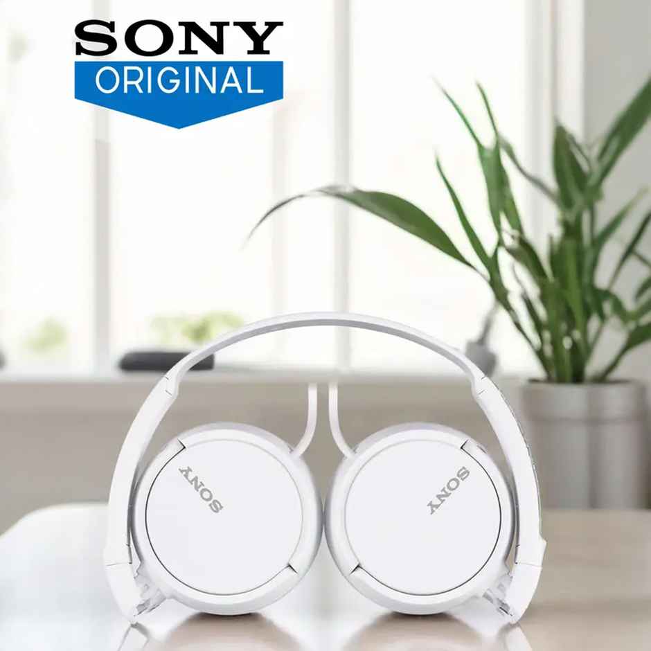 Sony Mdr-zx110a on-ear Wired Headphones Without Mic- White