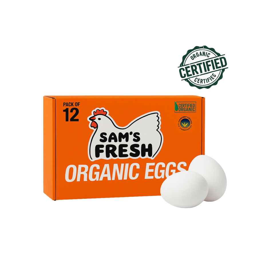 Sam's Fresh Free-Range Organic Egg