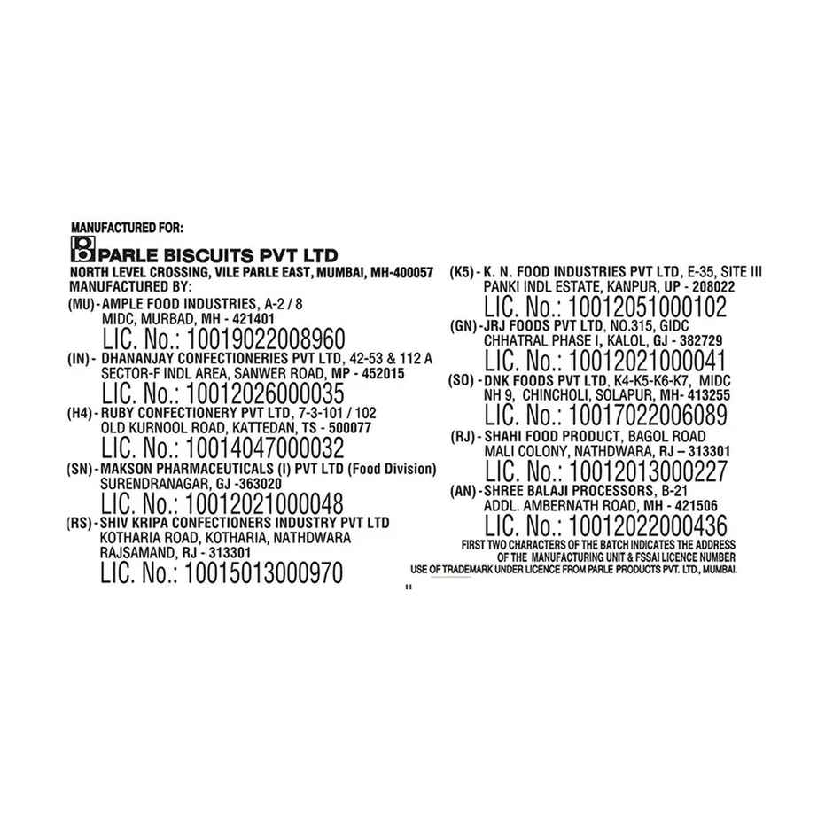 Parle Poppins Rolls Fruit Flavour Chocolat