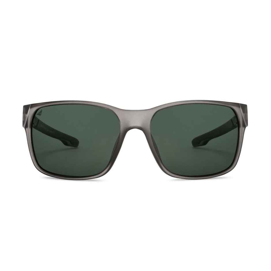 Vincent Chase By Lenskart Unisex Polycarbonate Wayfarer Sunglasses | Green and Black - M