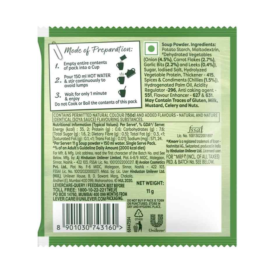 Knorr Veg Hot And Sour Cup-A-Soup 