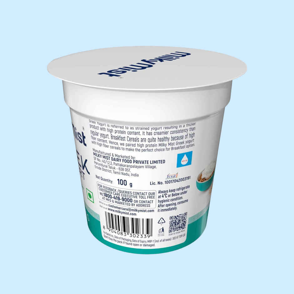 Milky Mist Greek Yogurt Cereals