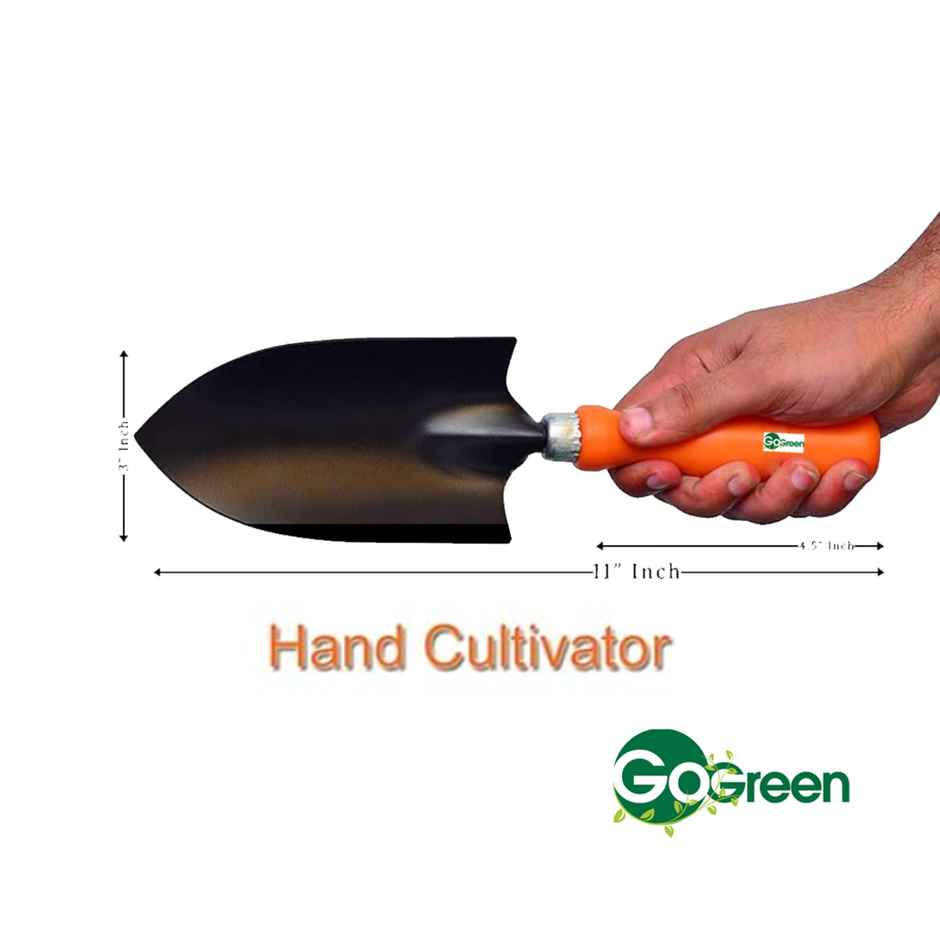 Go Green Hand Trowel | Medium Size | For Cultivating And Blending Soils
