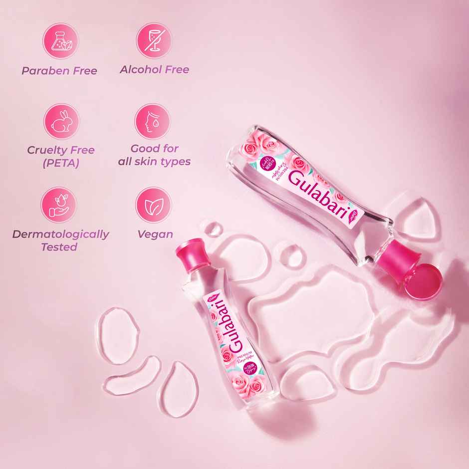 Dabur Gulabari Premium Rose Water (Paraben Free)