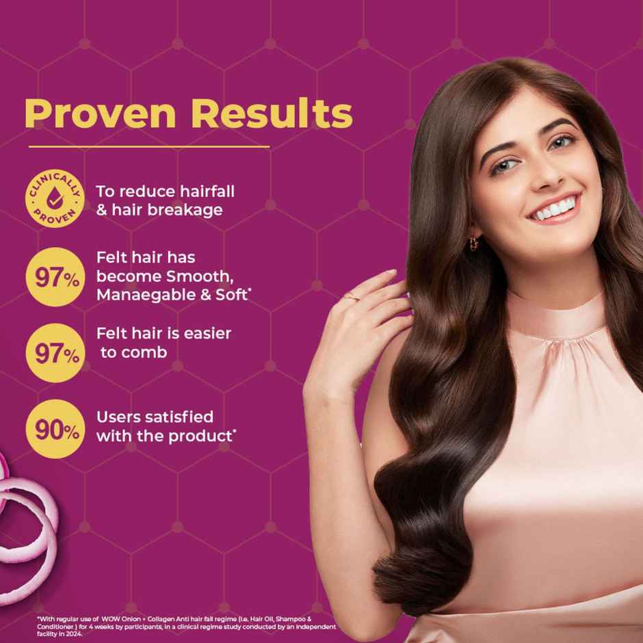 Wow Skin Science Red Onion Black Seed Oil Shampoo