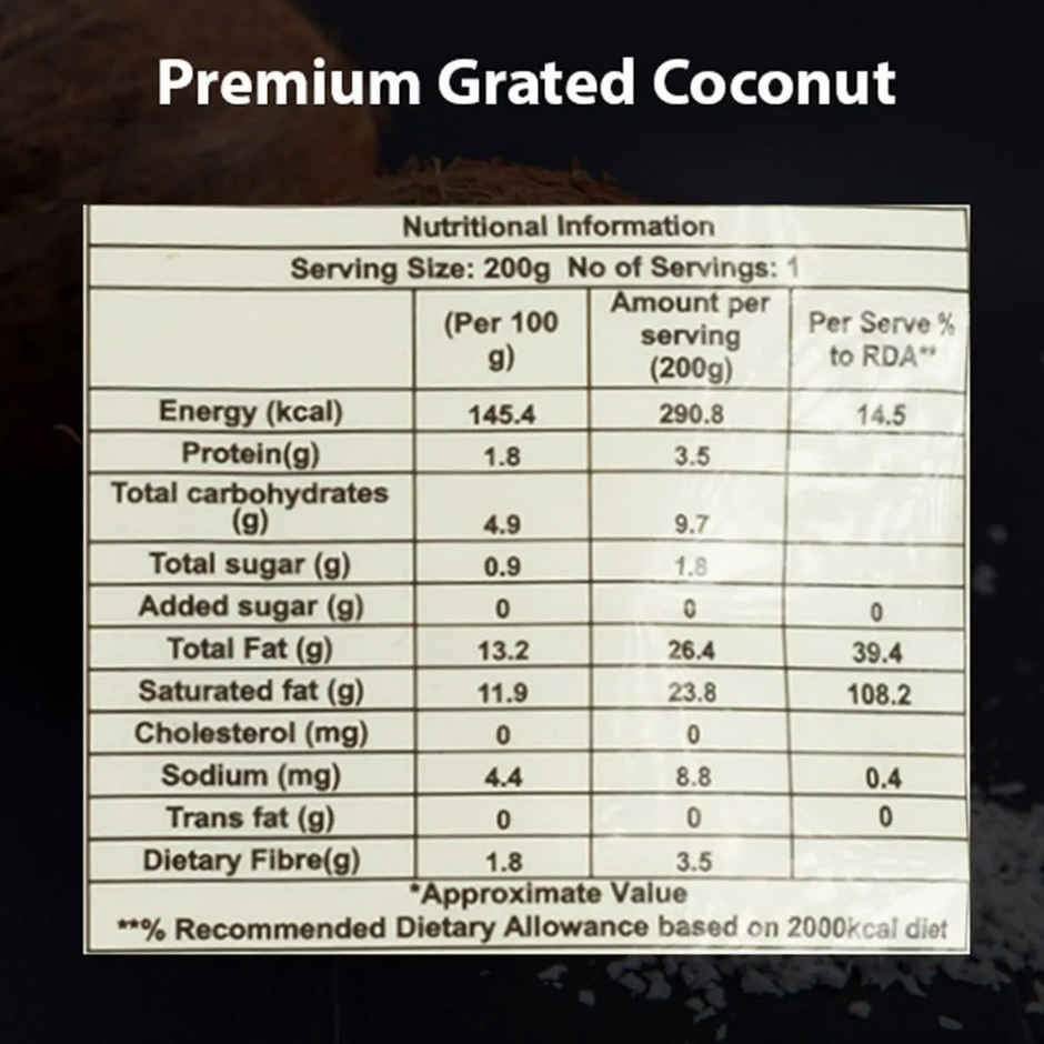 Sumeru Grated Coconut