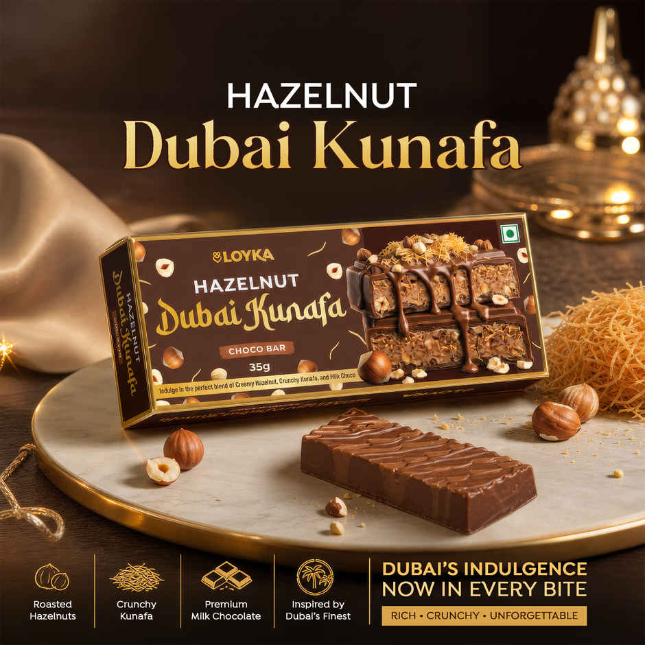 Loyka Hazelnut Dubai Kunafa Choco Bar