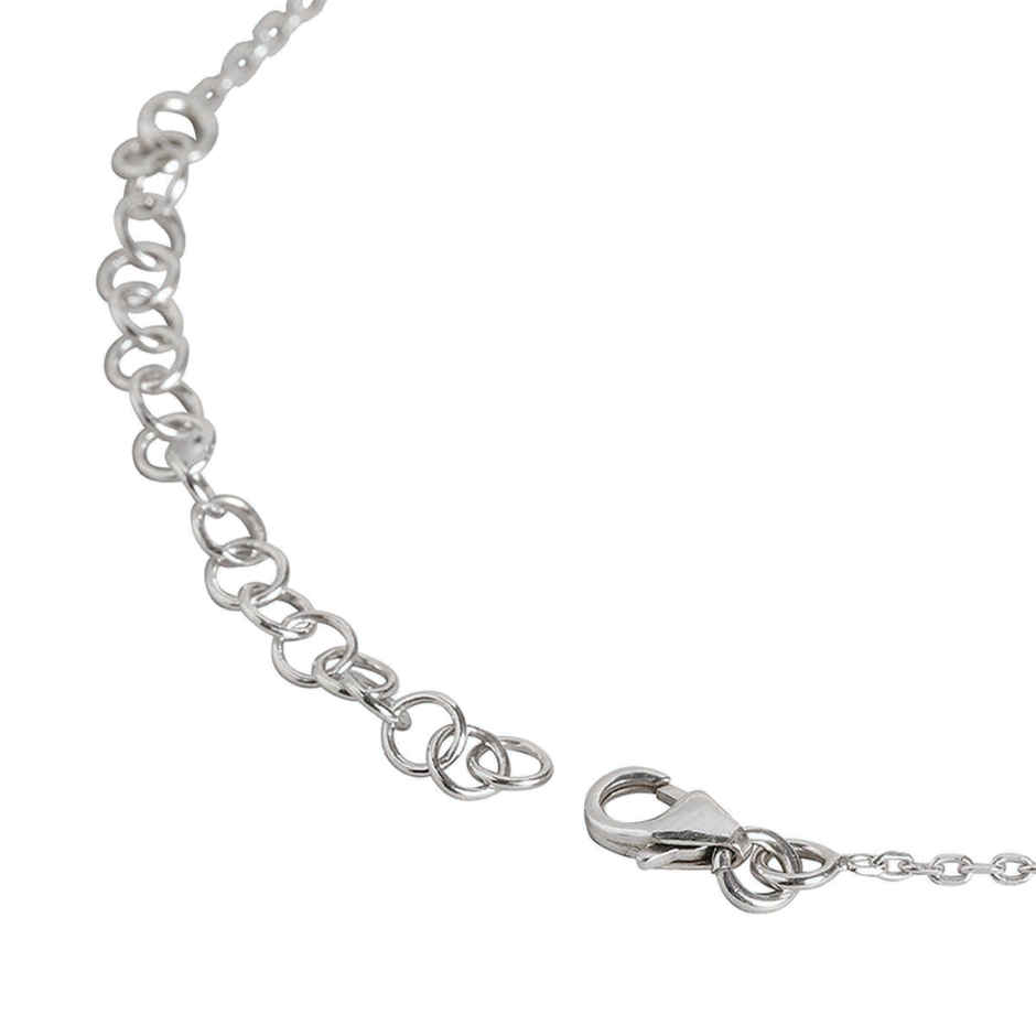 Carlton London Rhodium Plated with CZ Necklace and Earring Set | FJS3472