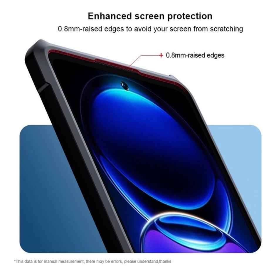 Kwine Case Vivo V30 / V30 Pro Back Cover - Black Bordered Transparent Case