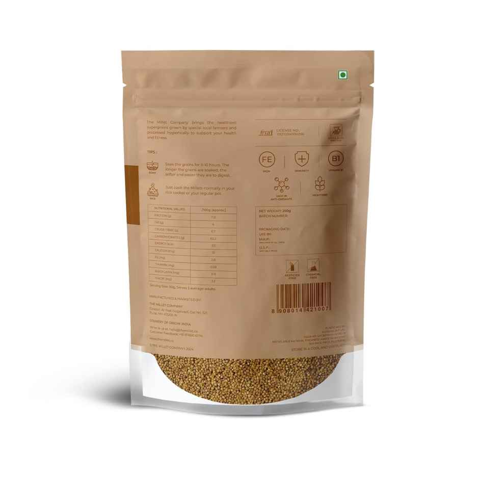 The Millet Company Millet Combo Pack Of 5 | Foxtail Kodo Barnyard Browntop And Little Millet