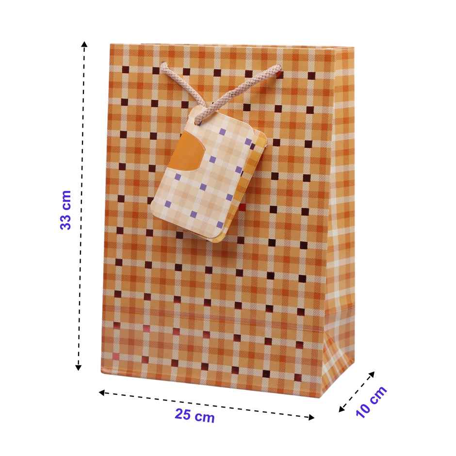 Archies Cubical Print Gifting Bag Medium Pack of 2