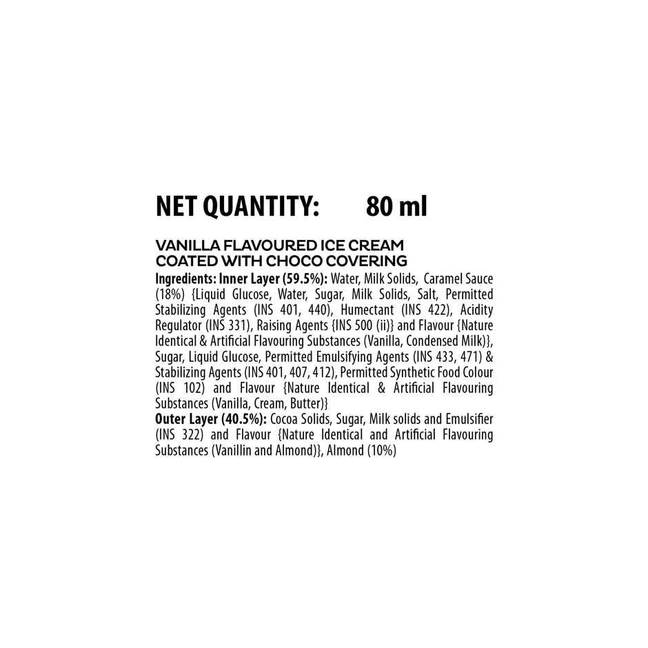 Infino Vanilla Almond Caramel Ice Cream Stick