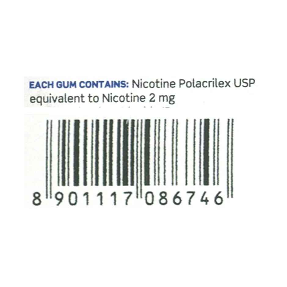 Nicotex Mint Plus Nicotine Gum 2MG Tin 29's Pack Combo