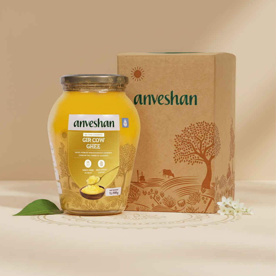 Anveshan A2 Desi Gir Cow Ghee | Bilona Churned