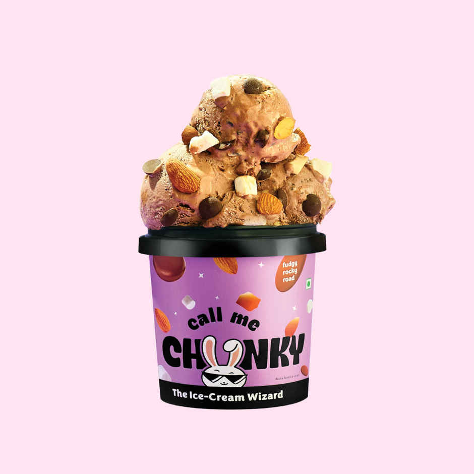 Call Me Chunky Fudgy Rocky Road Ice Cream Cup
