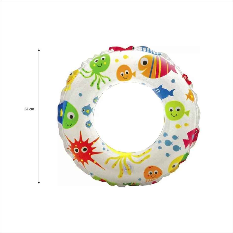 Intex 61cm Inflatable Swim Ring (Colour May Vary)