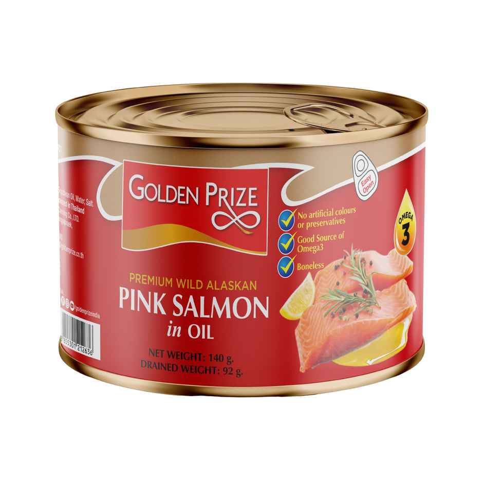 Golden Prize Pink Salmon In Oil