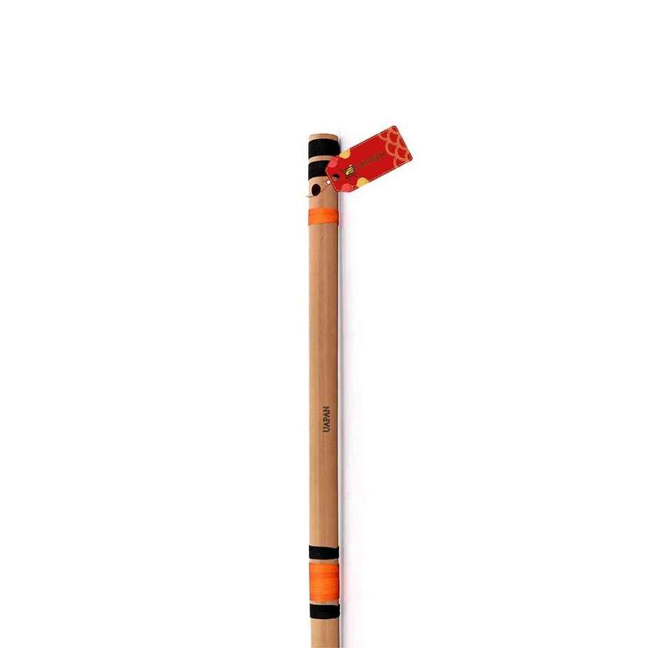 Uapan C Natural Bamboo Bansuri Flutes Bansuri Right Handed Middle 19 Inch