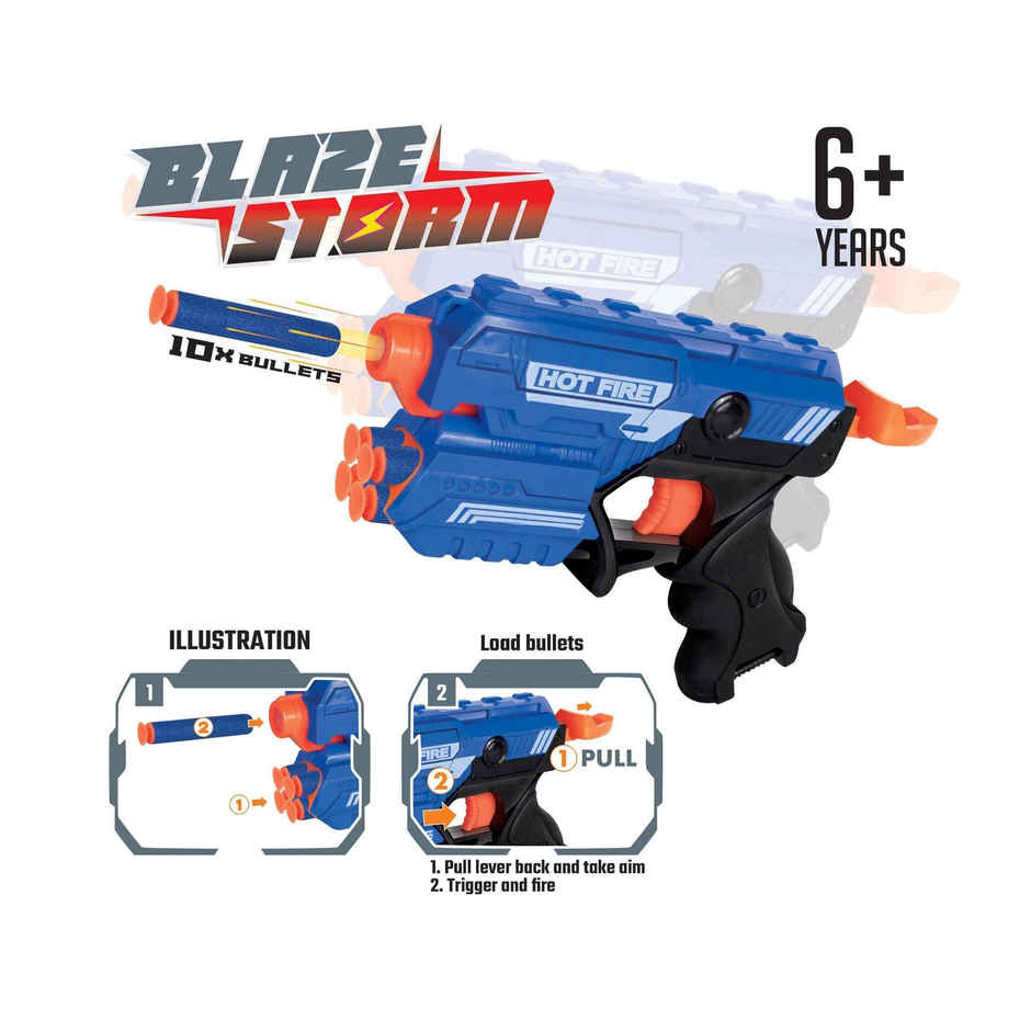 Blaze Storm- Blue Orange