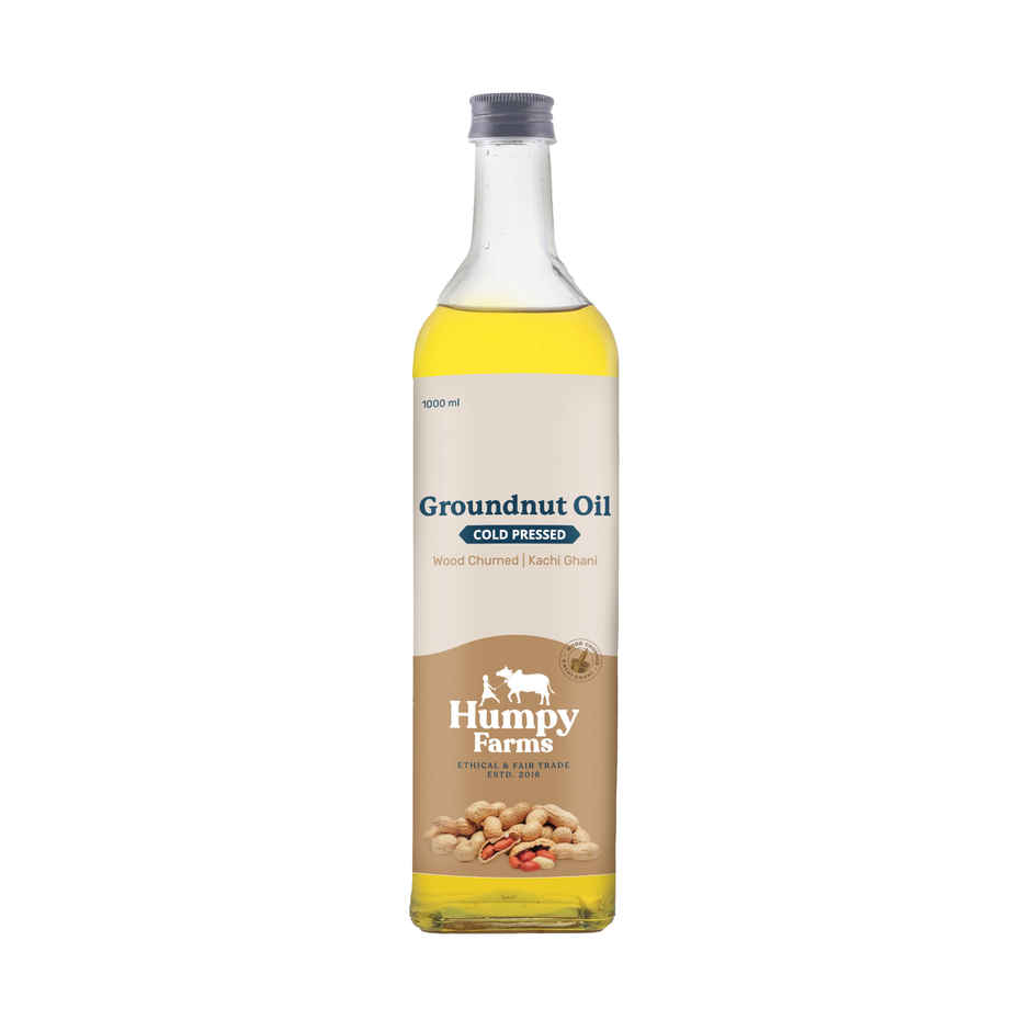 Humpy Farms Groundnut (Peanut) Cold Pressed Oil | Healthy Cooking Oil
