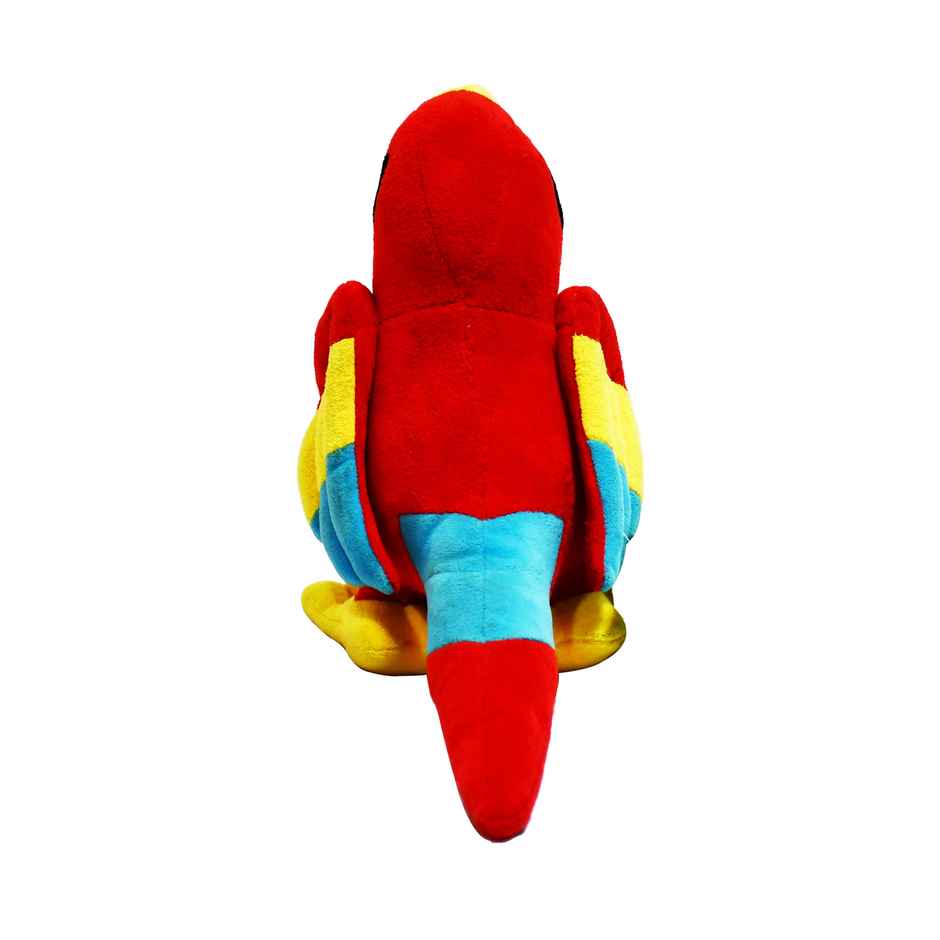 Mirada Red Parrot Soft Toy - 21Cm