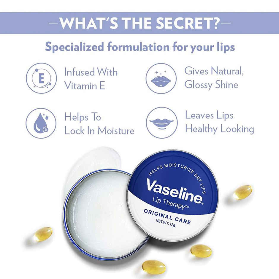 Vaseline Lip Tins Original Care