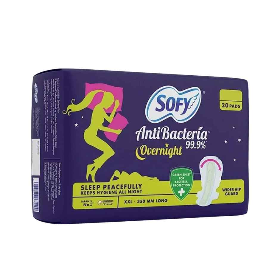 Sofy Anti-bacteria Overnight Sanitary Pads (Extra Extra Long) | XXL | 20 pcs