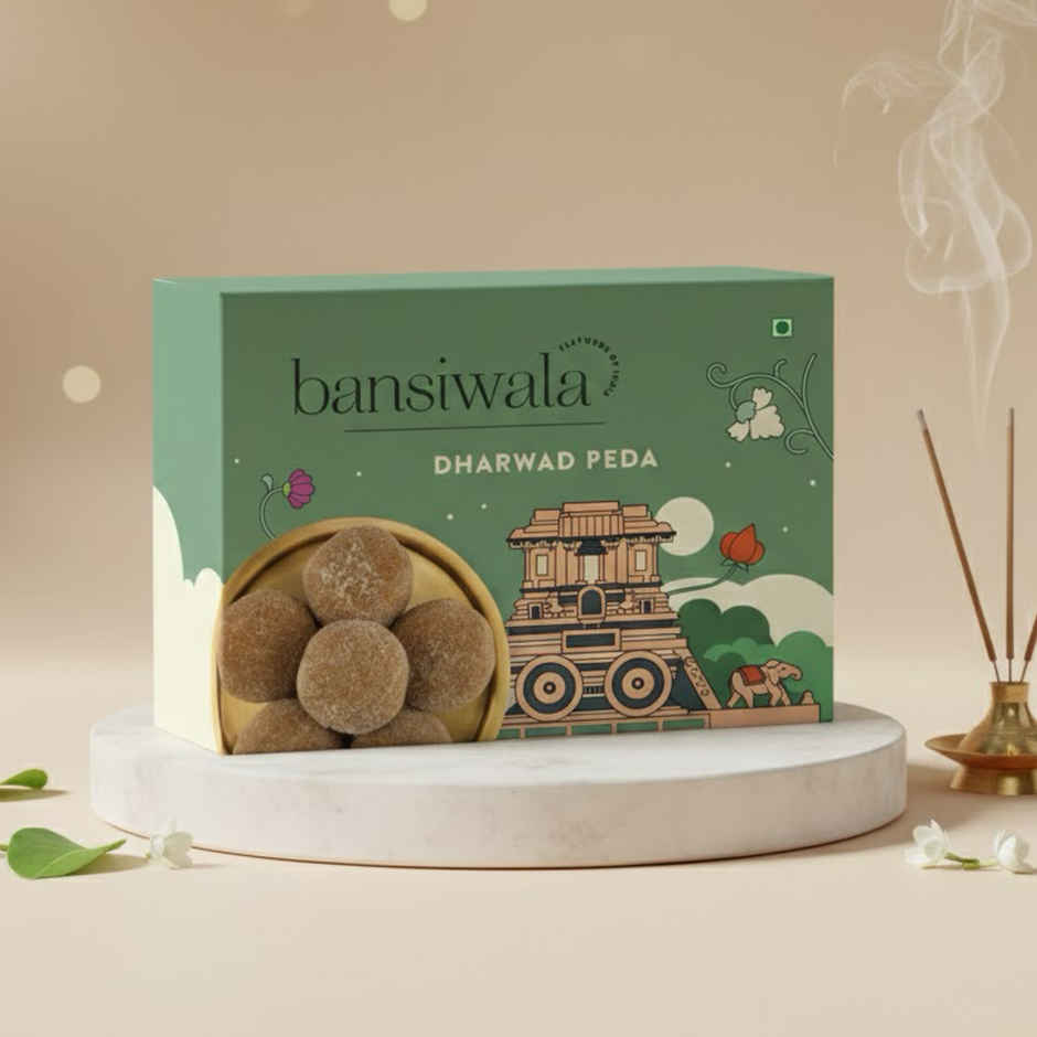 Dharwad Peda by Bansiwala | Made with pure Khoya