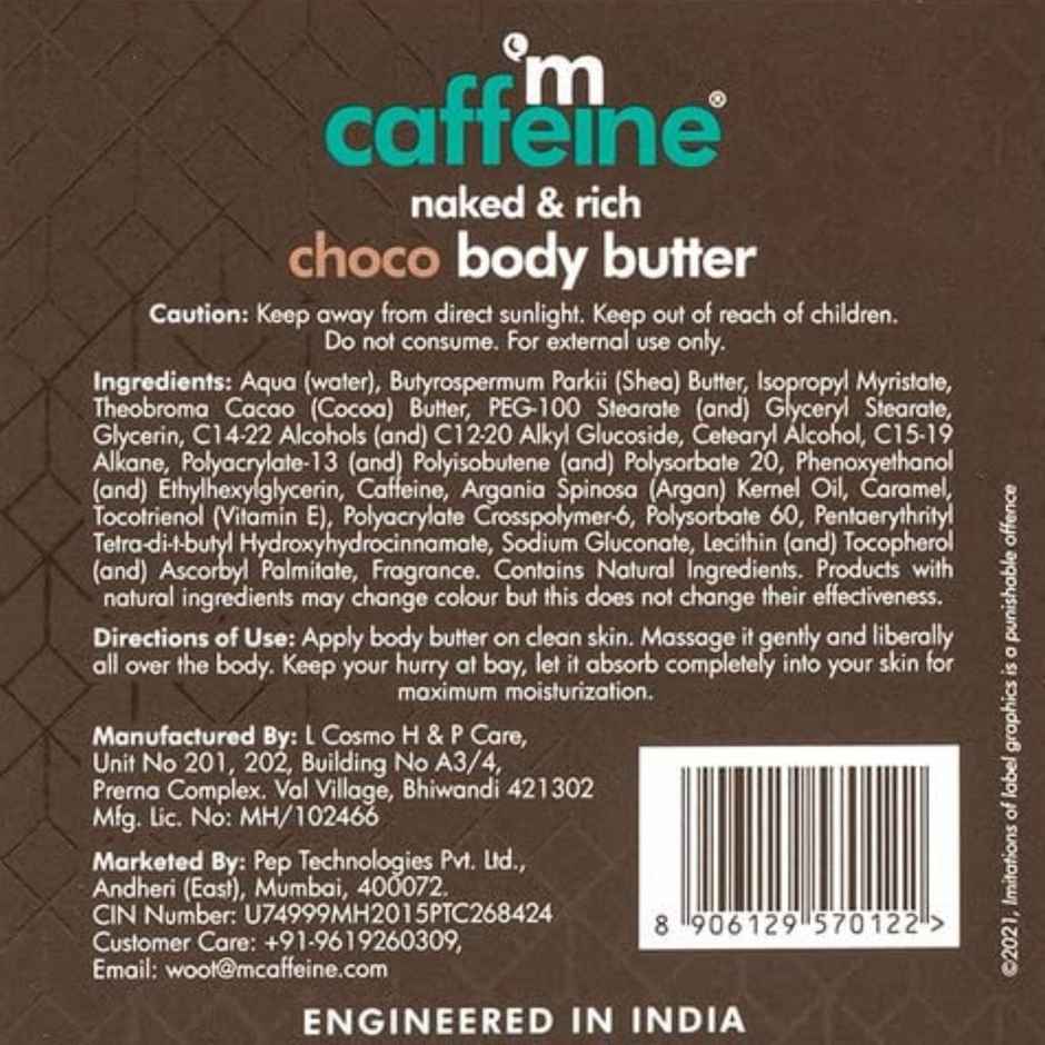 mCaffeine Naked & Rich Choco Body Butter
