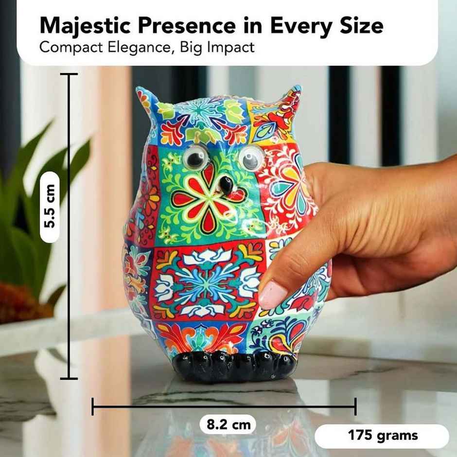 Ekhasa Owl Showpcs For Home Decor Living Room Decorative Items | Show pcs Gift Items