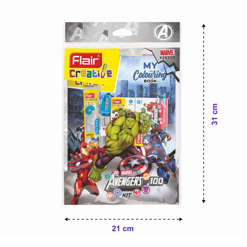 Flair Creative Marvel Avenger Kit 100 | Fun & Creative