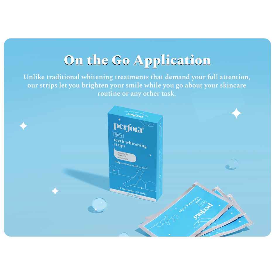 Perfora Teeth Whitening Strips - For Safe & Effective Teeth Whitening