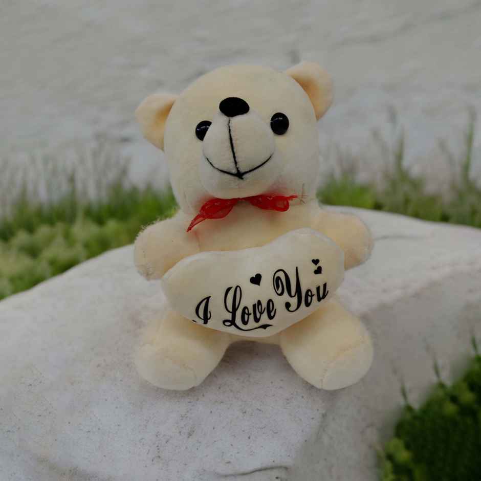 Tomuncle Romantic Teddy with Heart (Colour May Vary)