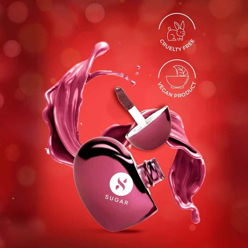 SUGAR Cosmetics La La Love Liquid Lipstick - Berry Bliss | Cruelty Free