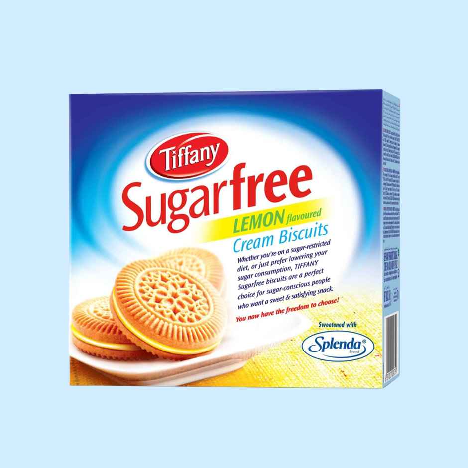 Tiffany Sugar Free Lemon Flavour Cream Biscuits