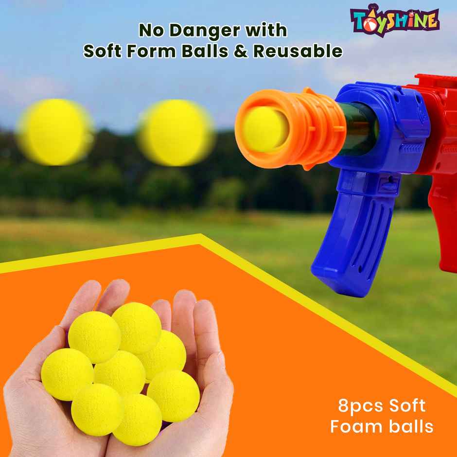 Toyshine Hungry Duck Feeding Toy With Blaster Gun | For Kids Age 3 and Above | Toy Gun