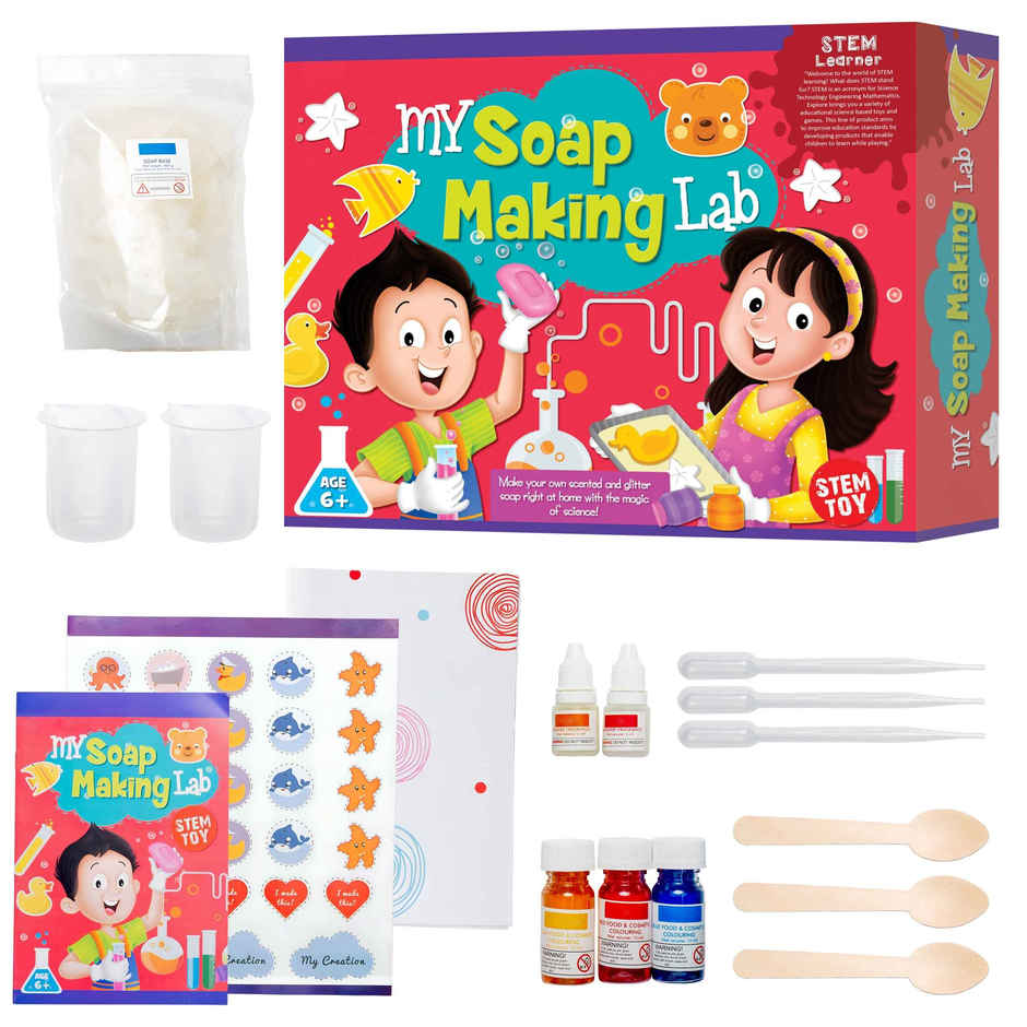 Toyshine My Soap Making Lab Stem Diy Kit | For Boys and Girls - Age 8 and Above